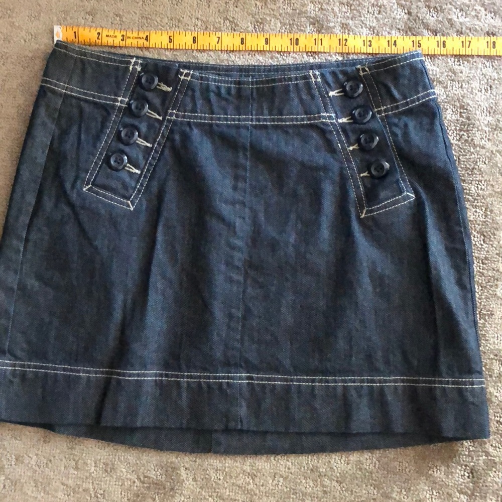 GAP Jeans denim mini skirt size 6